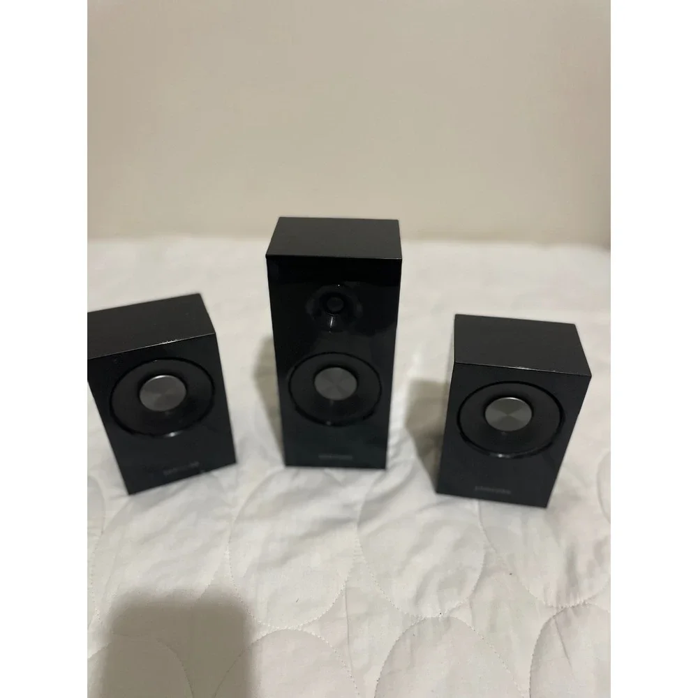 Samsung Front Speaker System Set PS-FC550 PS-FC6600 Black 3 Ohm 3-Piece Set